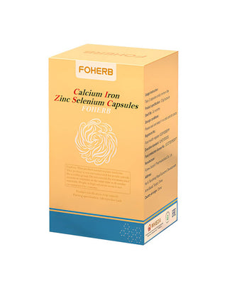Капсулы с кальцием, железом, цинком и селеном